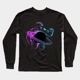 Saturn Astronaut Long Sleeve T-Shirt